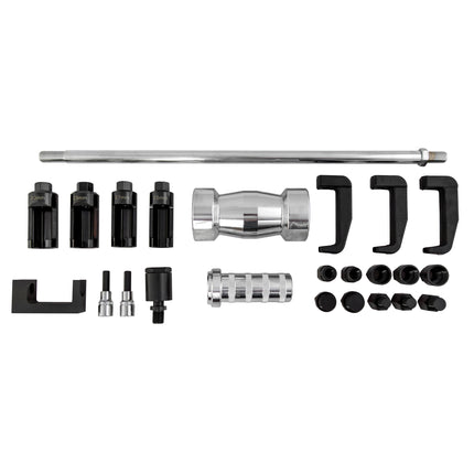 slide hammer injector puller set components out of box