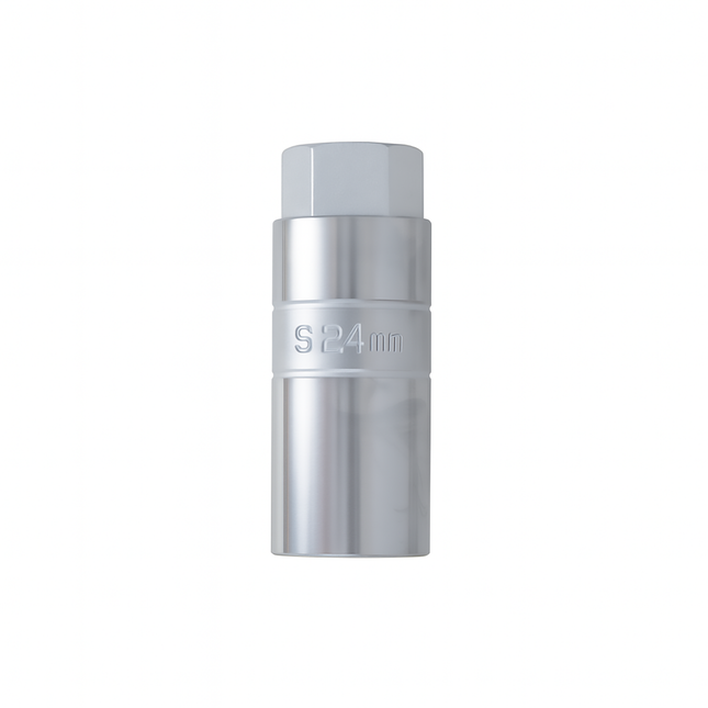 Metallic tool with 'S24mm' marking on a white background
