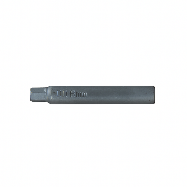 Hex bit with 'DD 6mm' marking on a white background