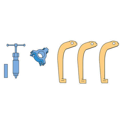 15380000 - Hydraulic 3 Leg Puller 100-200mm