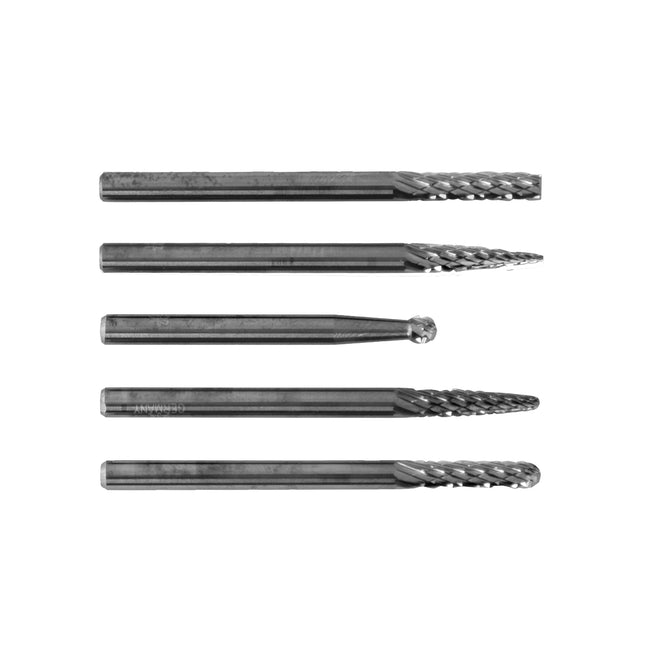 90213500 5 different shaped bits for micro die grinder