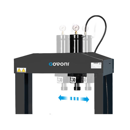 GO1411 - Hydraulic Press 30T - Double Speed Hand Pump