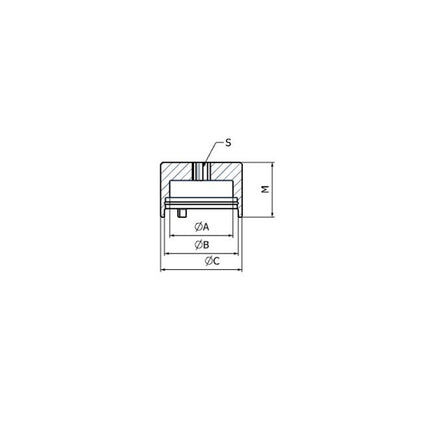 696500-KMT9 - Socket for KMT Lock Nuts -  1/2" SD - KMT9