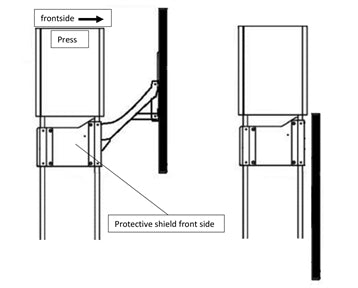 534210-FR - Front Press Guard for 100T Workshop Presses